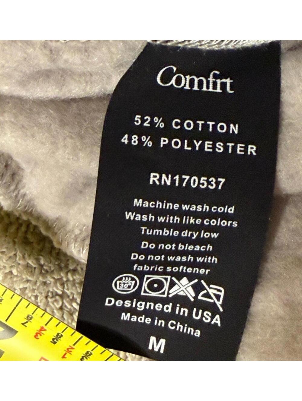 Comfrt Minimalist Unisex Hoodie Size M Desert  Leopard CT022SC New in Bag $120 - Picture 3 of 16